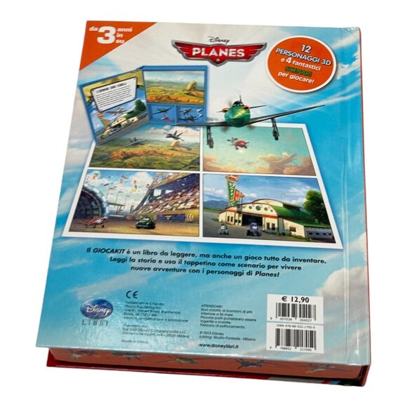 Disney Planes Book and Character Figure Box Set New Italian - Picture 2 of 8